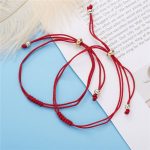 2pcs Lucky Red String bracelet Kabbalah Amulet 7 Knots Protection Rope Gifts Hot