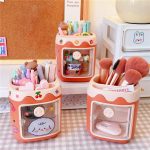 1PC Kawaii Pig Pen Pencil Pot Holder Brush Storage Container Desk Organizer.