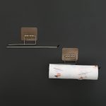 Kitchen Toilet Paper Holder Tissue Holder Hanging Bathroom Toilet Paper Holder Roll Paper Holder Towel Hanger Rack Stand