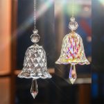 Rainbow Crystal Wind Chimes Window Ornaments Bell Glass Pendant Sun Catcher Christmas Decoration