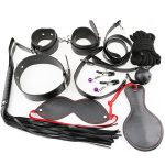 Adult Sex Toys For Couple Bondage Vibrator Set Restraint Whip Handcuff
