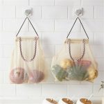 Vegetable Onion Potato Hanging Bag Kitchen Garlic Ginger Mesh Storage Bag