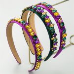 Fashion Headband Female Baroque Personality Shaped Colorful Crystals Temperament Party Hair Accessories