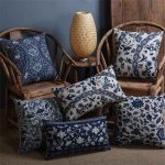 Vintage Blue And White Porcelain Printed Cushion Cover Decorative Sofa Throw Pillow Car Chair Home Decor Pillow Case Almofadas
