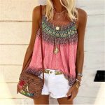 Womens Swing Vest Sleeveless  Top Ladies Strappy Flared Tops Shirt Plus Size