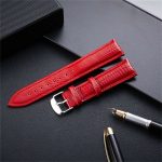 Spot Lizard Pattern Cowhide Watch Strap Bright Leather Watch Strap Accessories 12mm-24mm