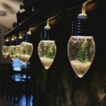 Battery Powered LED Snow Globe Bulb Fairy String Lights Party Xmas Tree Decor
