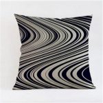Geometry Print Pillow Case Throw Pillowcase Cotton Linen Printed Pillow Covers For  Office Home  Free