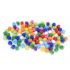 100X glitter tinsel pompom balls small pompoms ball cat puppy toys pet supply