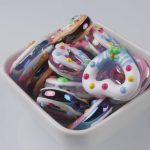 Acrylic beads love DIY hand drawn graffiti mobile phone chain bead pen usage