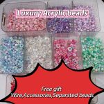【For Pen/ Key Chain/ Ipone Chain】Live Product- Luxury Acrylic beads  - Get more in the game